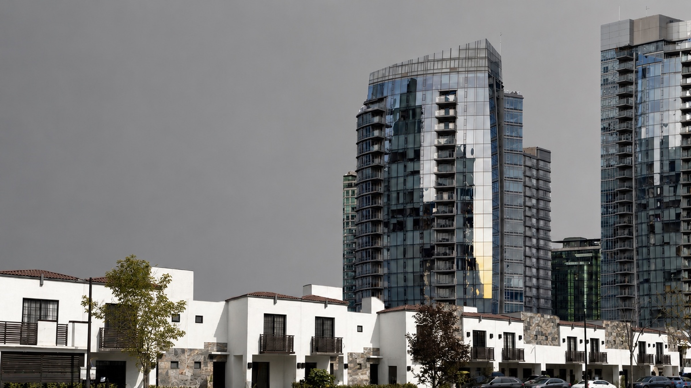 Desarrollo residencial horizontal con edificios y viviendas de alto nivel