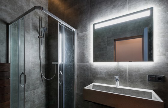 Cancel de baño de cristal templado